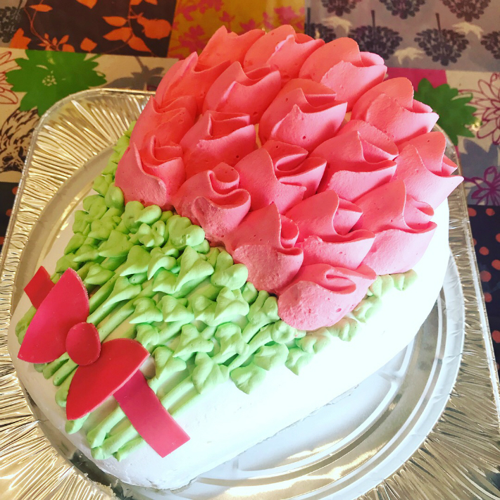 バラの花束3D立体型ケーキ（5号）_0