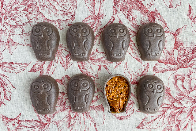 チョコフクロウのフロランタン(8羽）_1