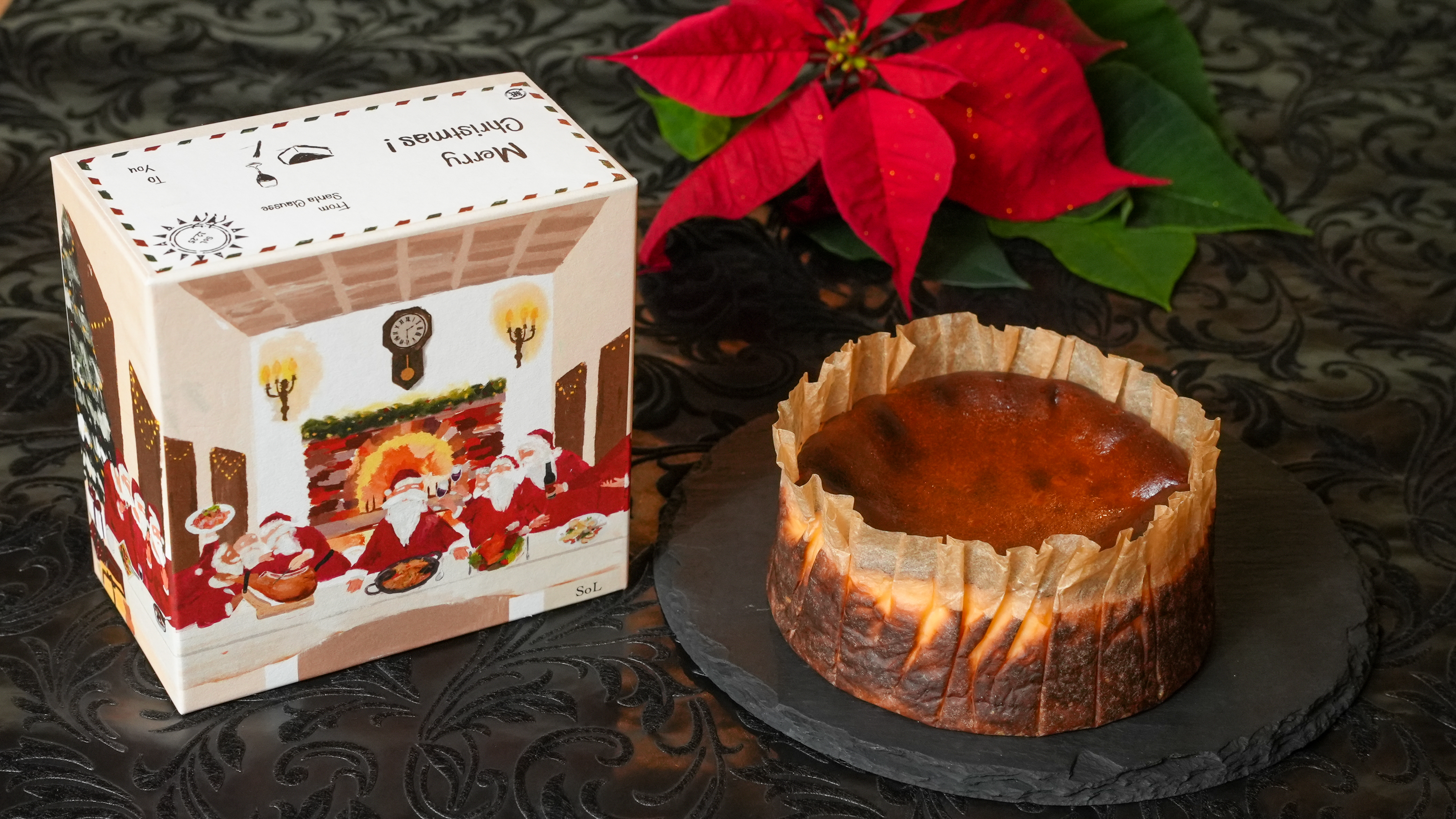 濃厚バスクチーズケーキ