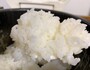 炊き立てのつやつや米！