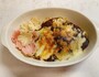 桜麺とポテトカレーグラタン
